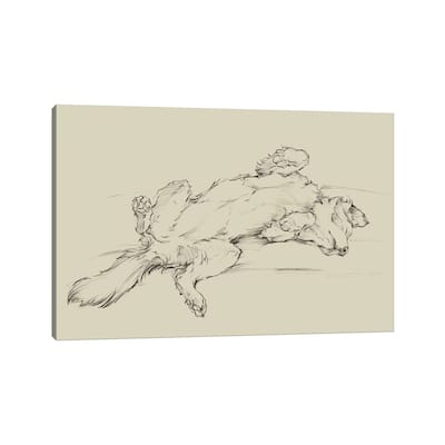 iCanvas "Dog Tired III" by Ethan Harper Canvas Print