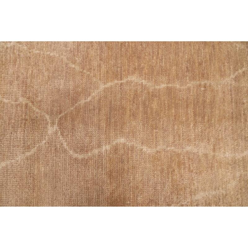 ECARPETGALLERY Hand-knotted Mystique Brown Wool Rug - 8'1 x 9'10