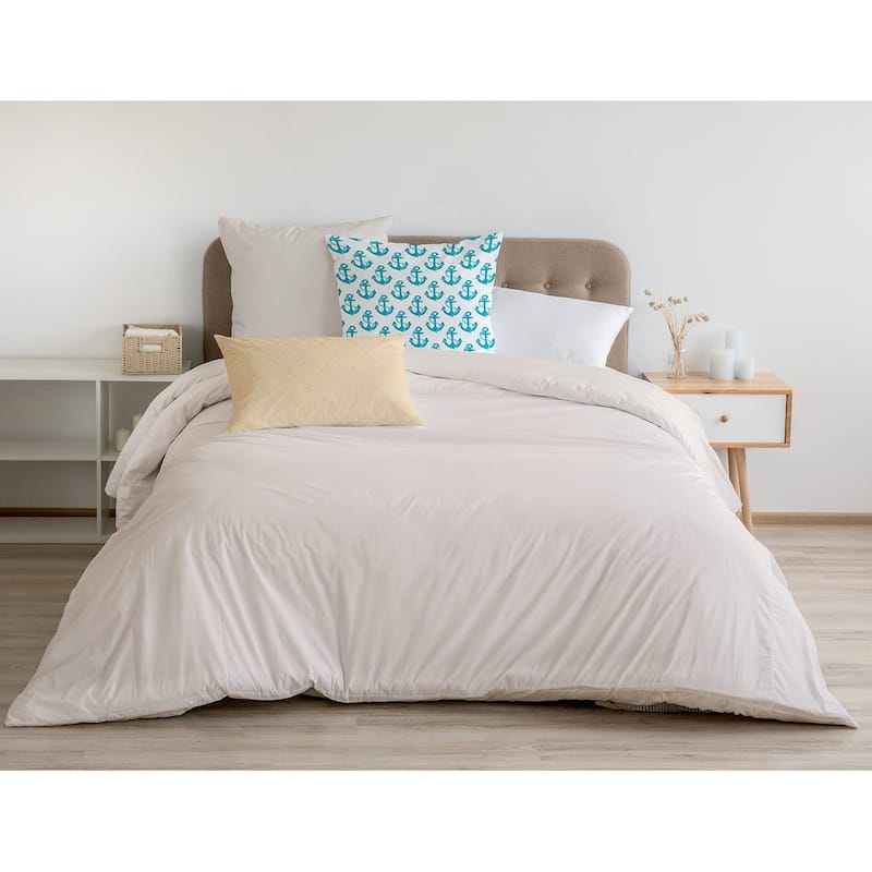 Anchor Pattern Decorative Throw Pillow