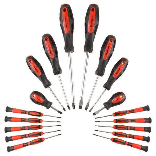 18-Piece Screwdriver Set with Wall Mount - Magnetic Tip