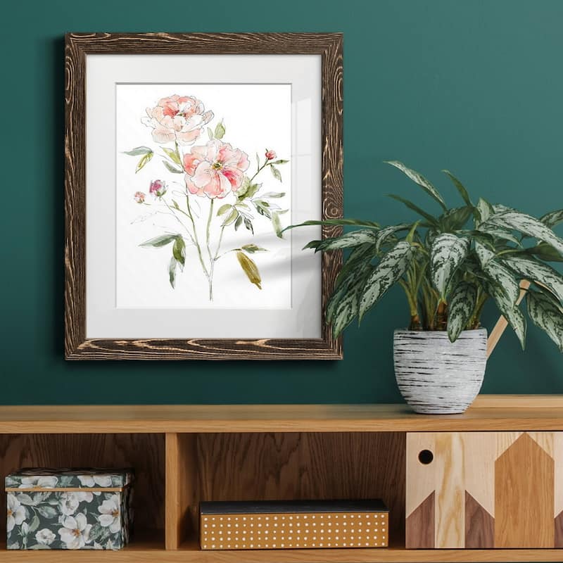 Sketchbook Cottage Rose I-Premium Framed Print - Ready to Hang