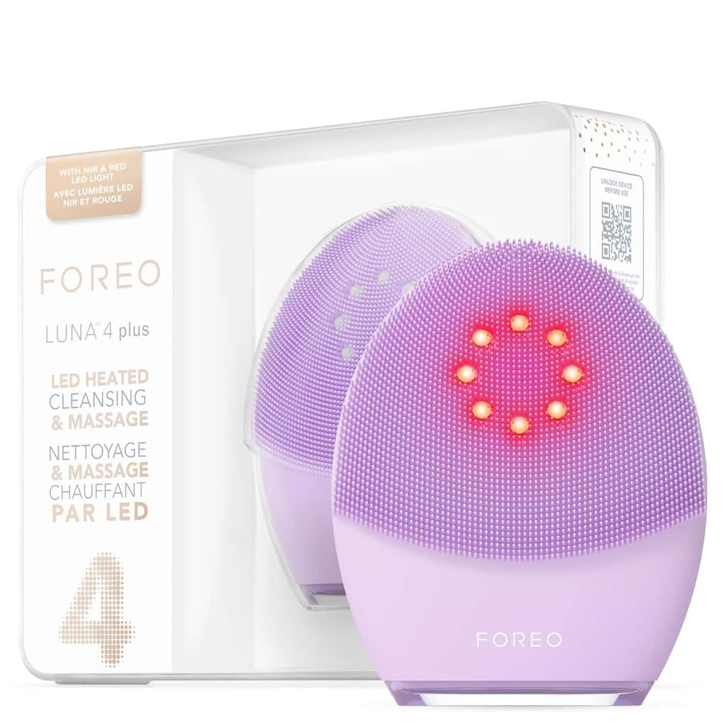 Foreo Luna 4 Plus LED Cleansing Brush Sensitive Skin - Lavender