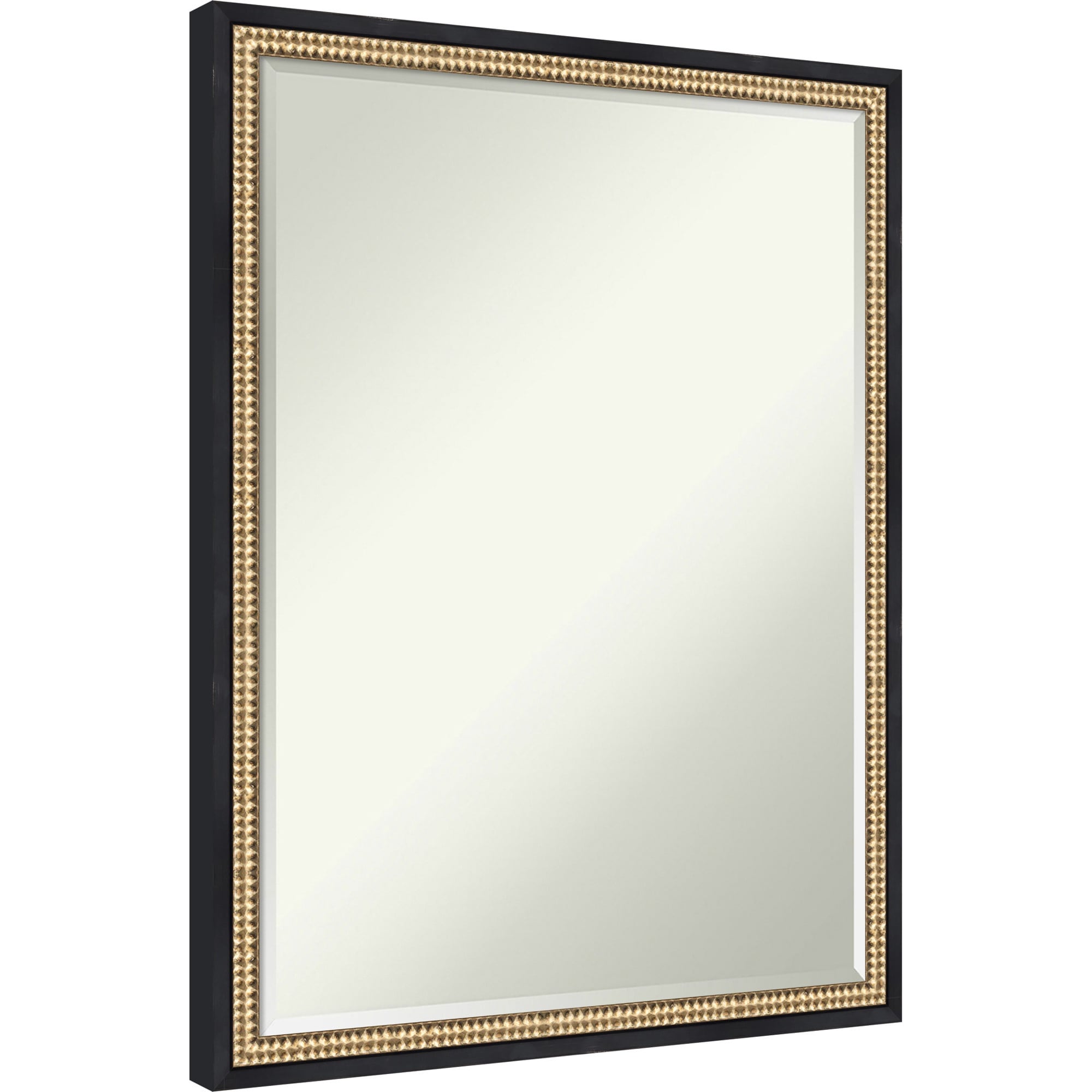 Castellan Half-Inch-Bevel Wood Framed Wall Mirror - 20 x 26 in