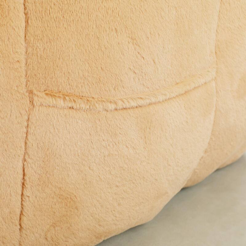Bean Bag Chair, Bean Bag Sofa Chair with Armrests, Stuffed High-Density Foam