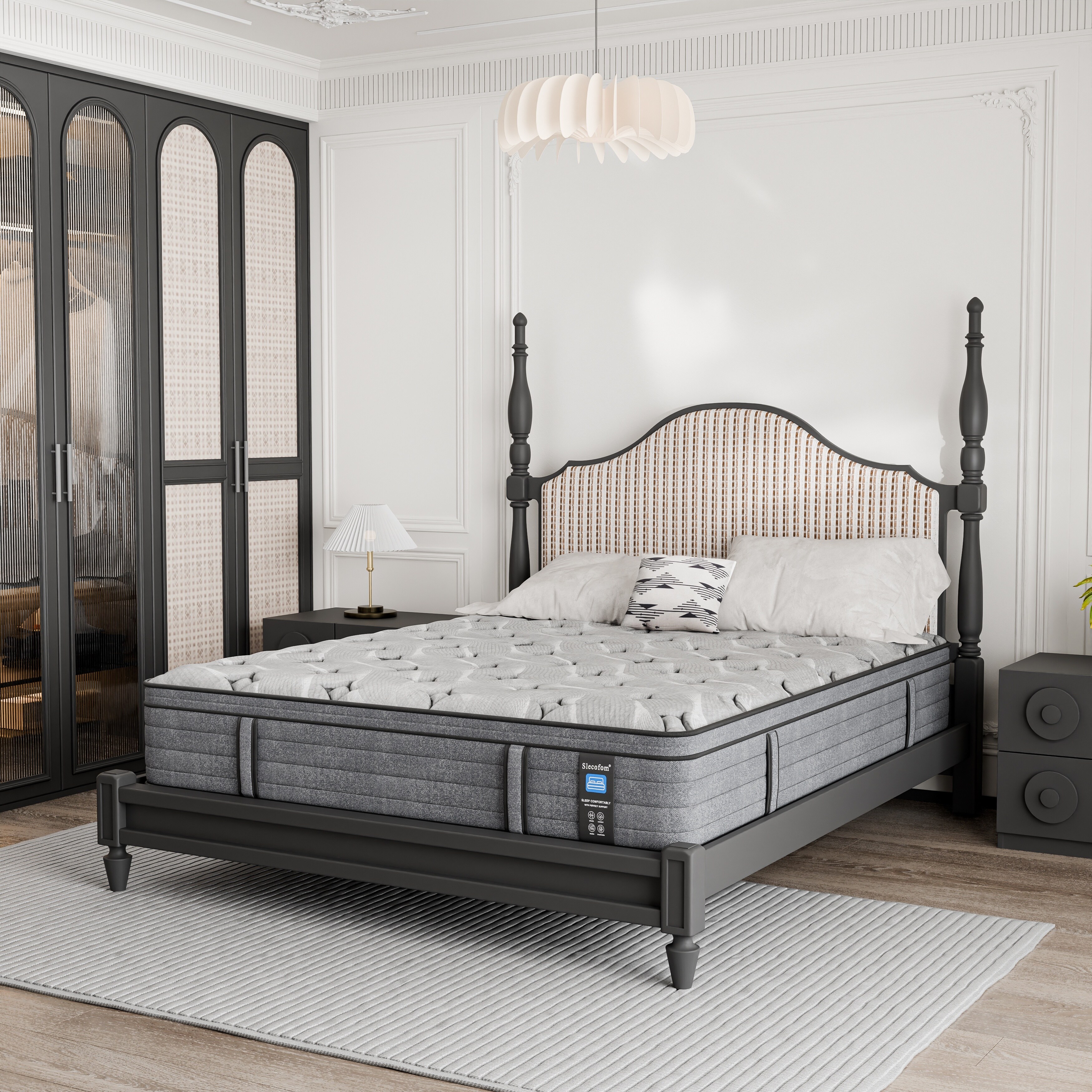 Luxury 12'' Memory Foam Hybrid Mattress in a Box, Twin/Full/Queen