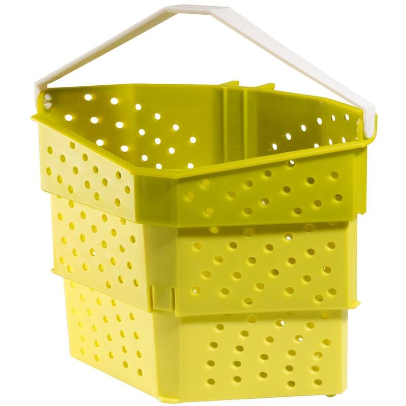 Hutzler 1-quart Collapsible Cooker / Steamer Basket - Green