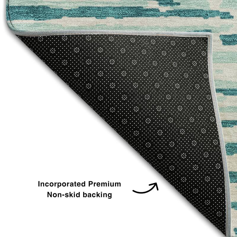 Premium Washable Super Soft Modern Scratches Mayfield Rug