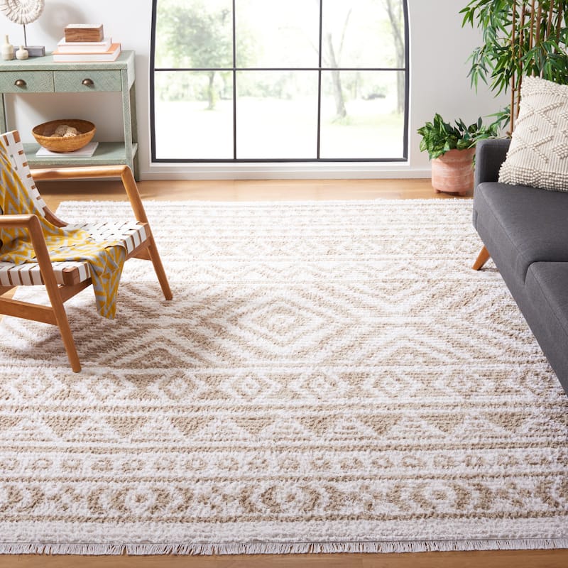 SAFAVIEH Augustine Sumiko Rustic Moroccan Fringe Rug
