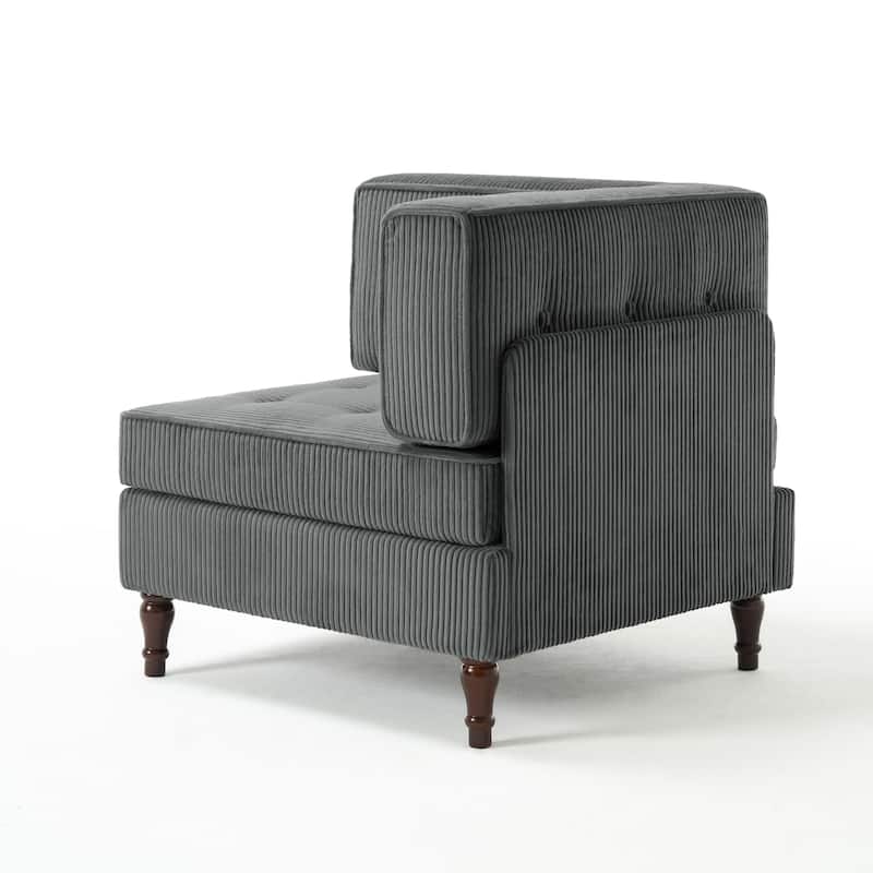 Madison Oversized Upholstered Corduroy Modular Sectional Sofa