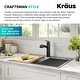 preview thumbnail 100 of 154, Kraus 2-Function 1-Handle 1-Hole Pulldown Sprayer Brass Kitchen Faucet