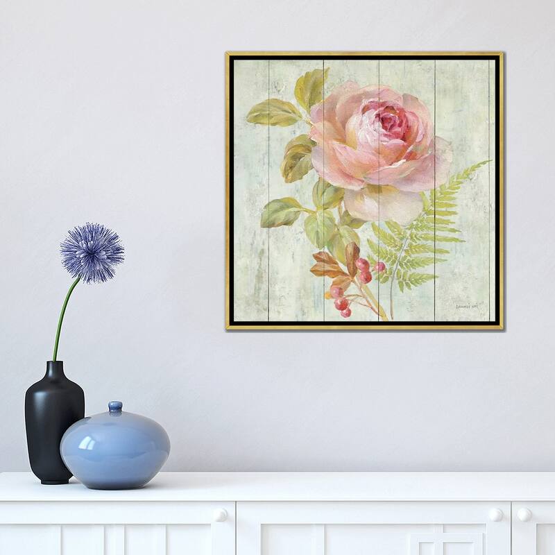 iCanvas "Natural Flora I" by Danhui Nai Framed