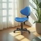 preview thumbnail 87 of 128, JJS Ergonomic Mesh Office Chair Adjustable Lumbar Support Computer Desk Chair Blue
