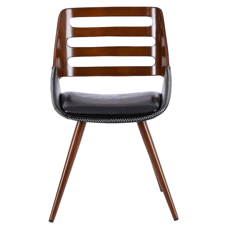 NPD Furniture Shelton Faux Leather Bamboo Chair