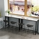 preview thumbnail 4 of 9, Rectangular Bar Table Kitchen Countertop Pub Table Sintered Stone-top