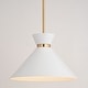preview thumbnail 12 of 12, Racine Mid-Century Modern Bowtie Pendant Light, LED Compatible