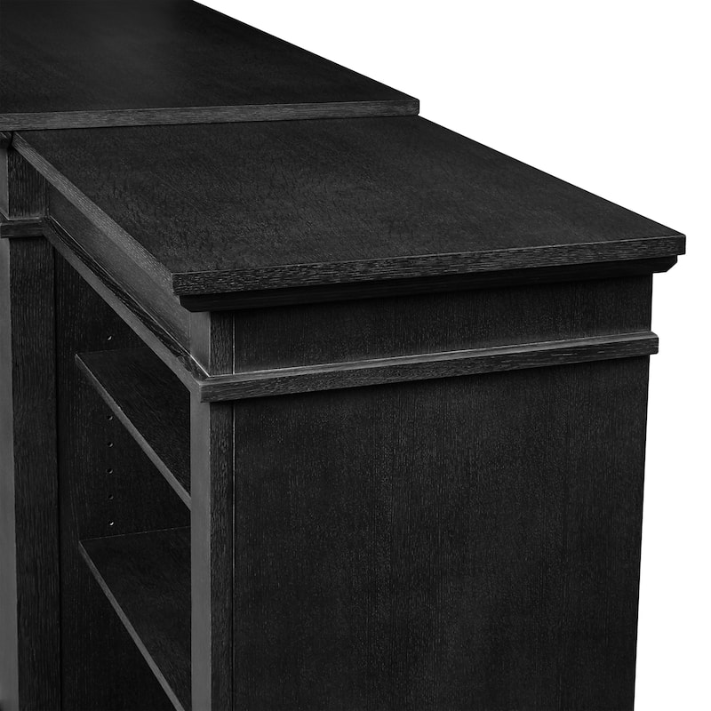 Eliot 81" Grand TV Stand Electric Fireplace by Real Flame