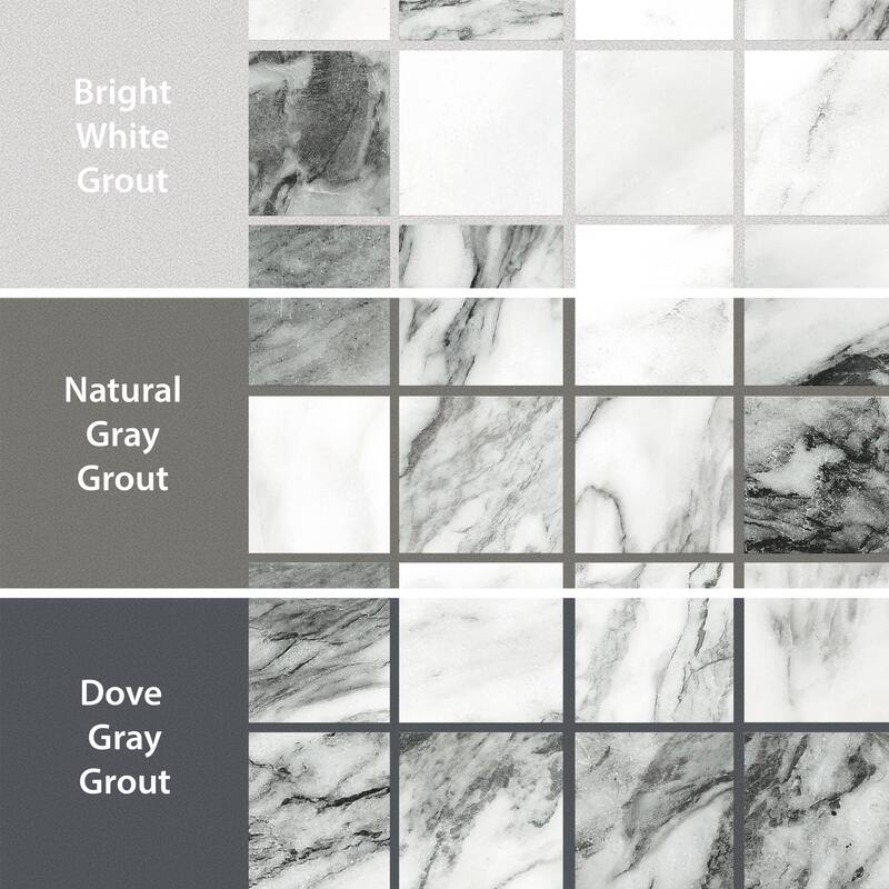 Merola Tile Touche 2" Square Zebre 11-3/4" x 11-3/4" Porcelain Mosaic Floor and Wall Tile - (1 Tile)