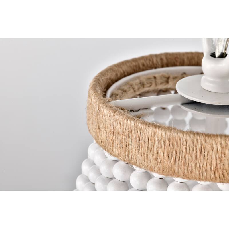 Sotho 16 Inch Beads Bohemian Chandelier with Light