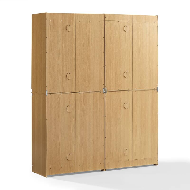 Crosley Marco 2-Piece Kitchen Pantry Storage Cabinet Set- 2 Pantries