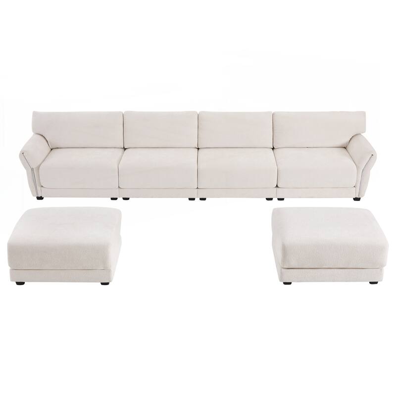 U-Shape with Extra-Wide Seat Cushion