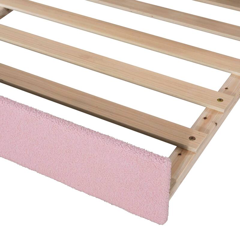 Daybed with Storage Armrests, Trundle & Latest Integrated Bluetooth Audio System