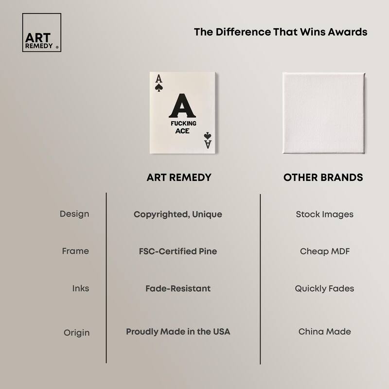 Ace Canvas by Art Remedy, Gallery Wrapped