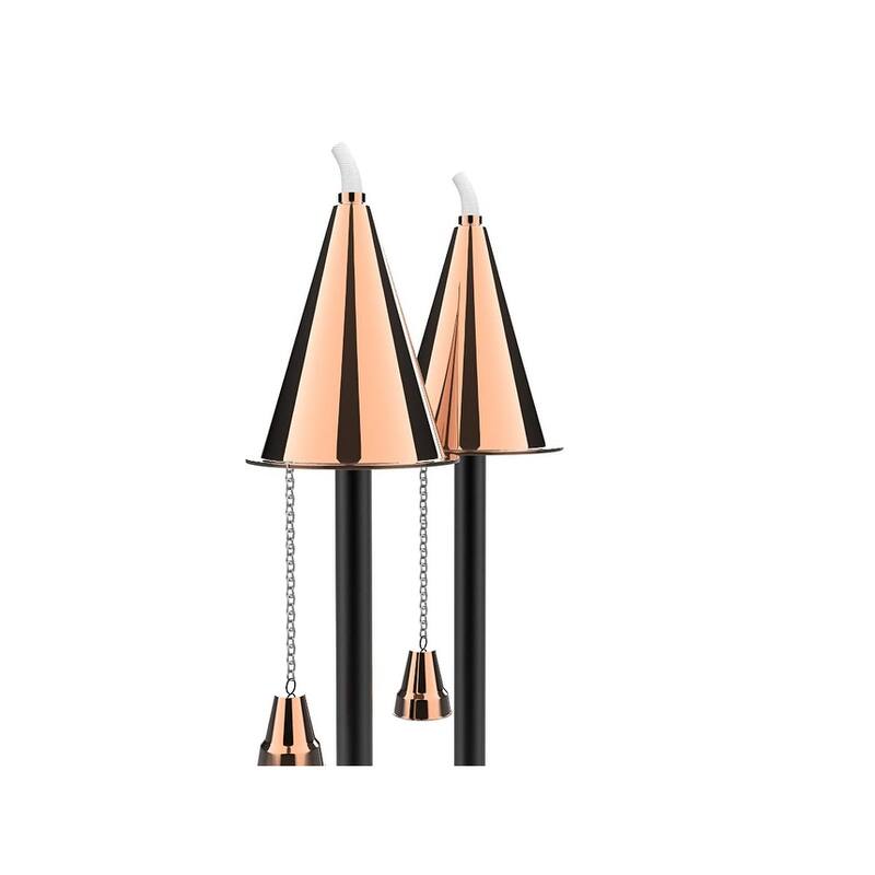 Small Hawaiian Cone Tiki Torch