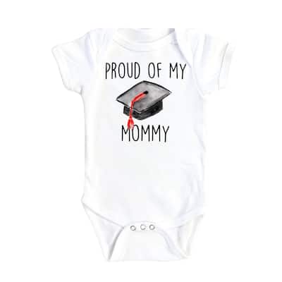 Mom Graduation - Baby Boy Girl Clothes Infant Bodysuit Funny Cute Newborn