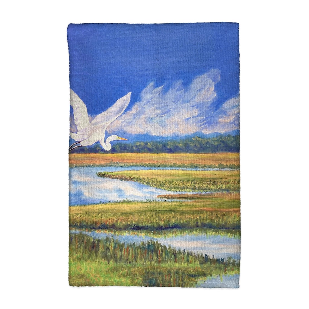 Flying Egret Kitchen Towel - 16x25