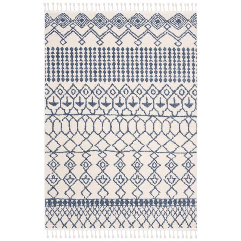 SAFAVIEH Kasbah Mihoko Moroccan Tassel Rug
