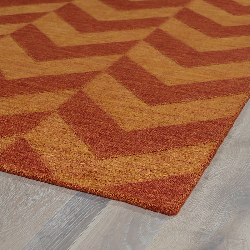 Imprints Modern Collection - 8' X 11' - Paprika
