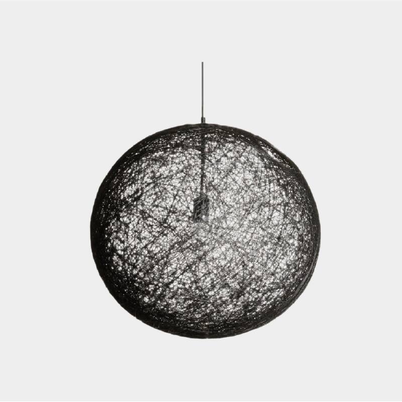 Rope Pendant Lamp (24" Dia) WHITE