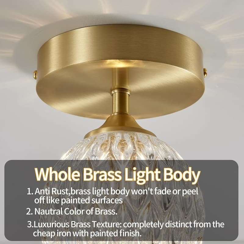 Modern entryway light brass kitchen light brass, crystal ceiling light