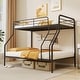 preview thumbnail 17 of 19, Space-Saving Twin Over Full Bunk Bed with Ladder, Full-Length Guardrails, Modern Design