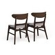 preview thumbnail 5 of 55, Idalia Mid-Century Modern Dining Chairs (Set of 2) by Christopher Knight Home - N/A