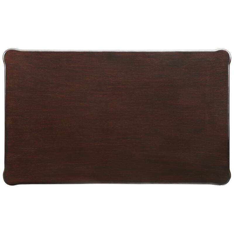 Espresso Coffee Table with Turned Legs