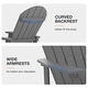 preview thumbnail 56 of 134, WINSOON All Weather HIPS Outdoor Rocking Chair, Set of 2