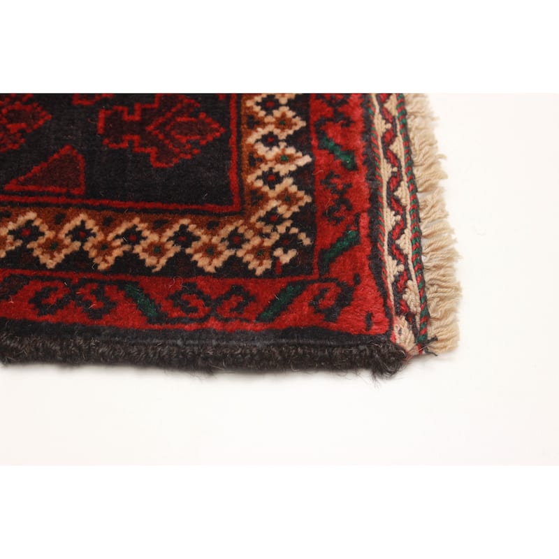 Teimani Burgundy Rug 3'0" x 4'8" - 3'0 x 4'8