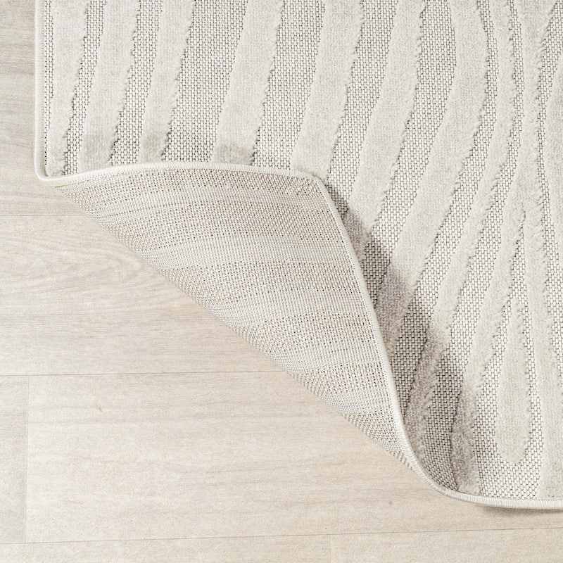 JONATHAN Y Nordby Abstract Groovy Striped Area Rug
