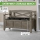 preview thumbnail 27 of 34, Entryway Bench with Flip Up Storage