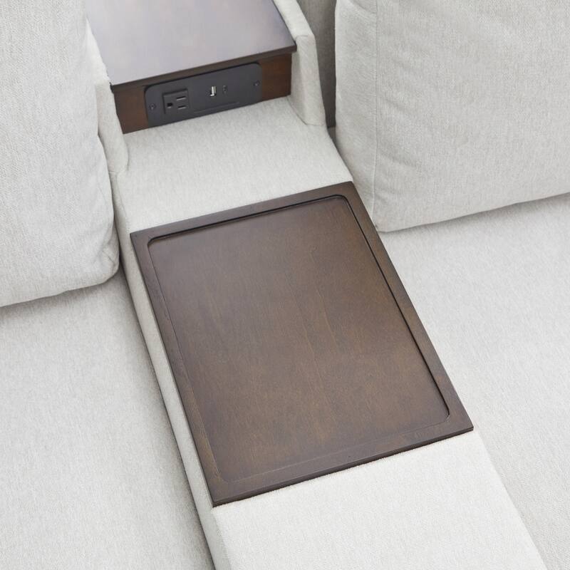 Flex Narrow Hub for Flex Sectional by Flexsteel - 10" x 24" x 37"