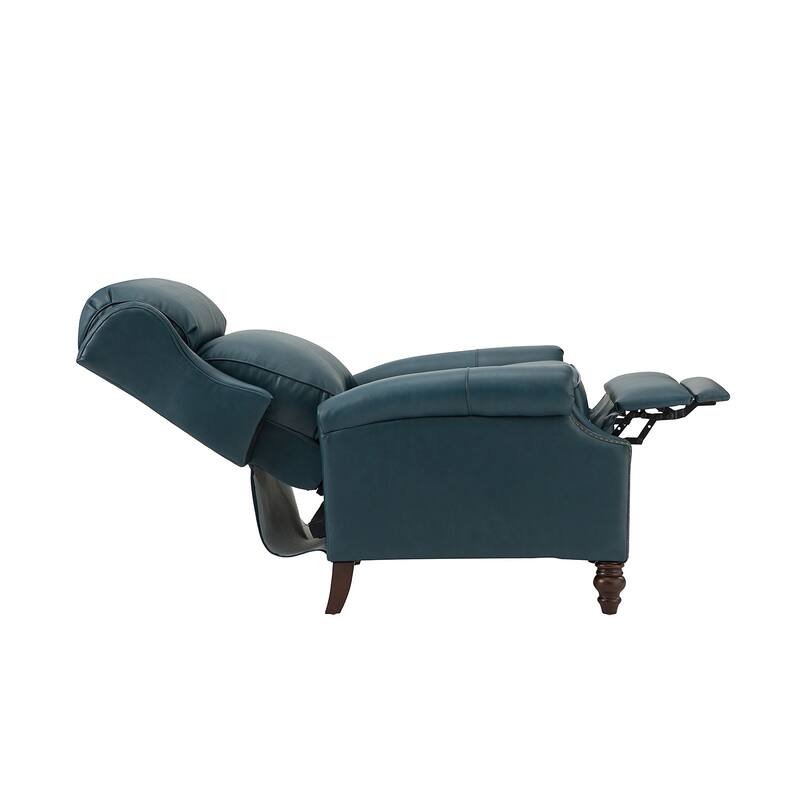 Noemon Genuine Leather Recliner with Nailhead Trims by HULALA HOME (Set of 2)