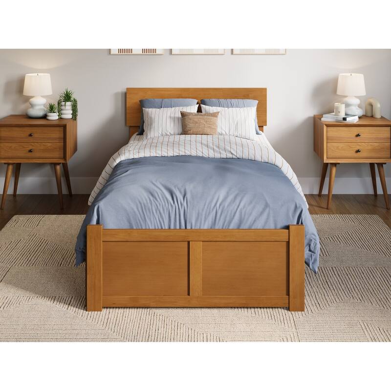 Orlando Platform Bed with Footboard and Storage Drawers
