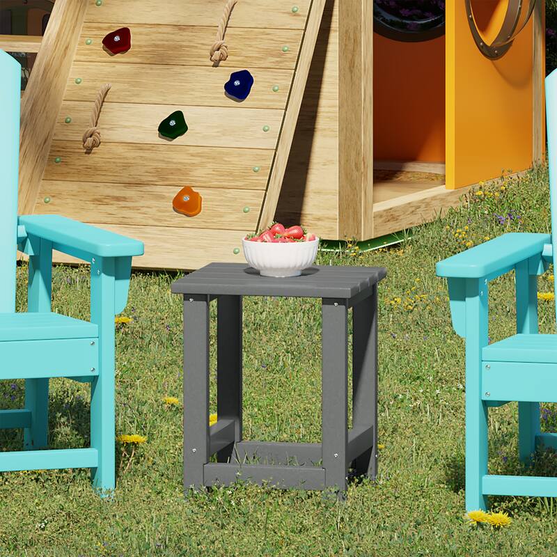 Laguna Kids Outdoor Poly Adirondack Side Table