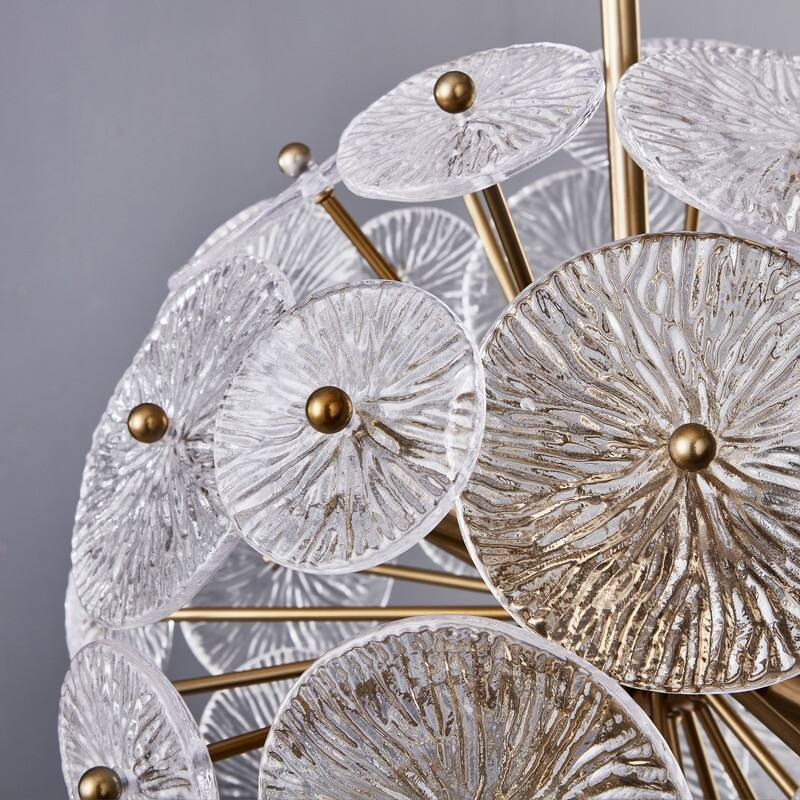 KAWOTI 6-Light Dimmable Sputnik Sphere Chandelier Pendant Lights - W16.5" * H 63.25"