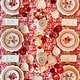 preview thumbnail 10 of 10, Red and White Christmas Tablecloth- Rectangular Carmen