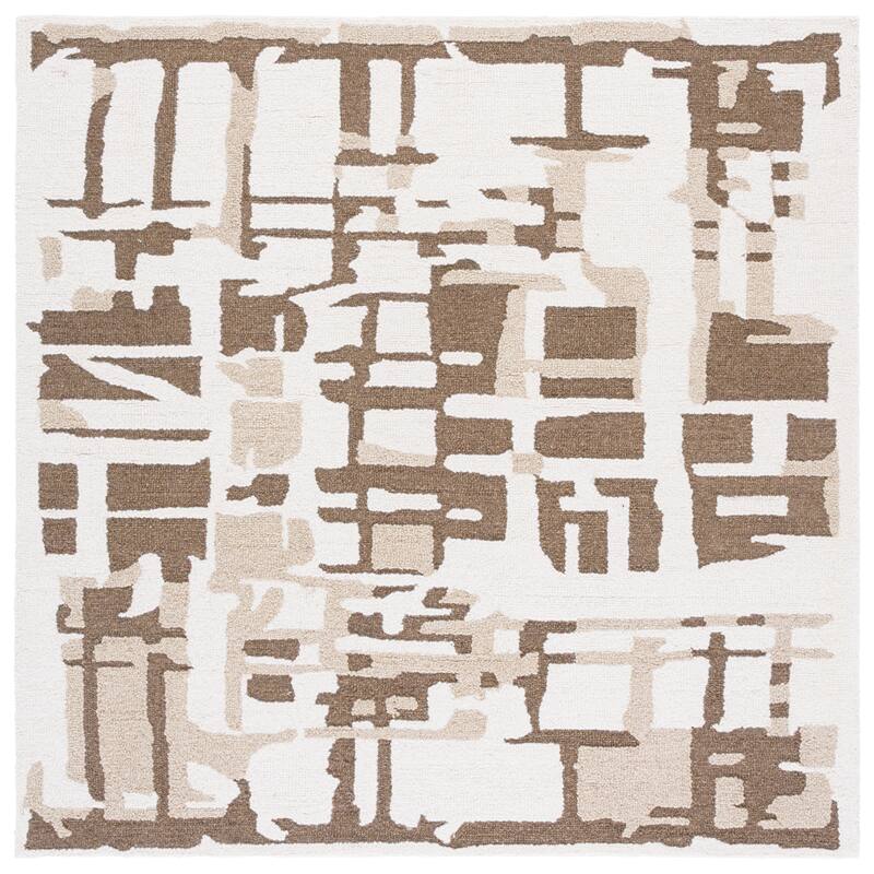 SAFAVIEH Handmade Ebony Olga Wool Rug
