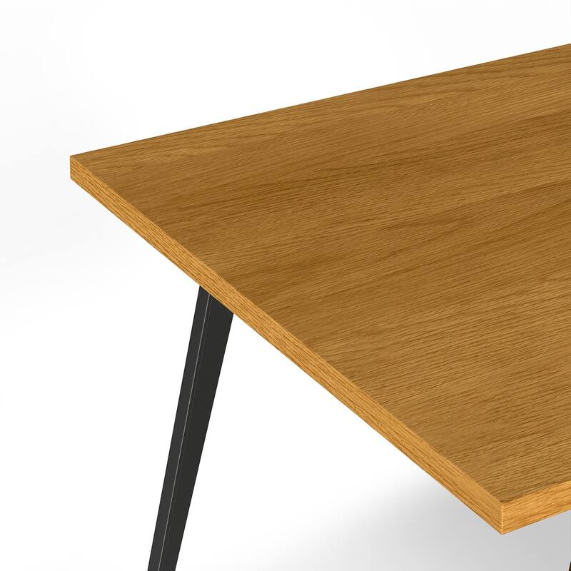 WyndenHall Mitchell 66 inch x 40 inch Rectangle Modern Industrial Dining Table - 66 inches wide