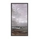 preview thumbnail 1 of 7, Grey Day I Framed Canvas Art Print I Large