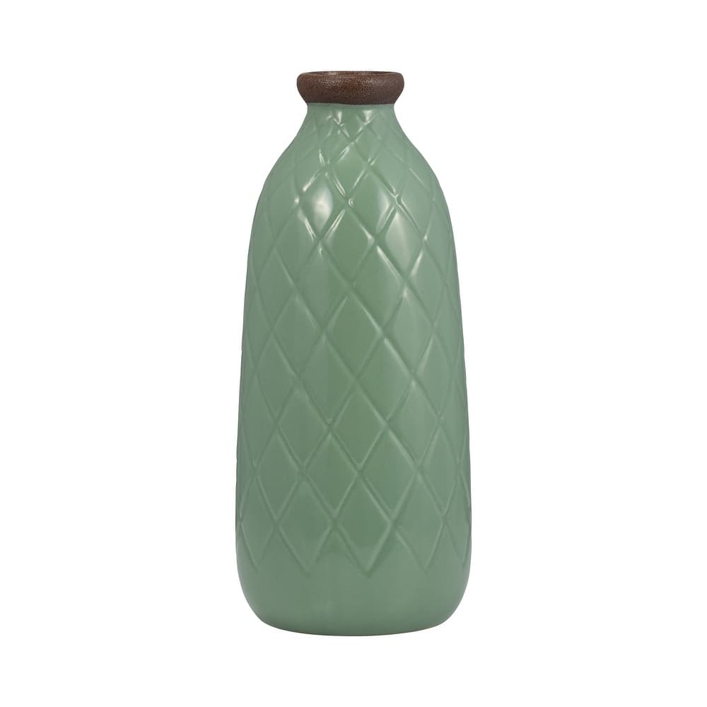 Sagebrook Home Neutral Ceramic Vase